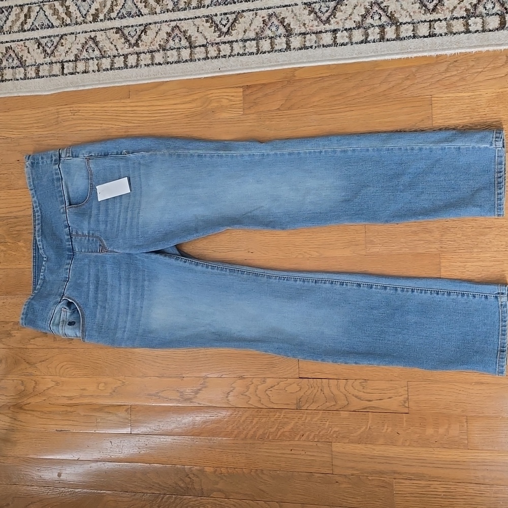 GLORIA VANDERBILT BRAND WOMEN'S BLUE SLIP-ON JEANS JEGGINGS PANTS SIZE 4 SHORT